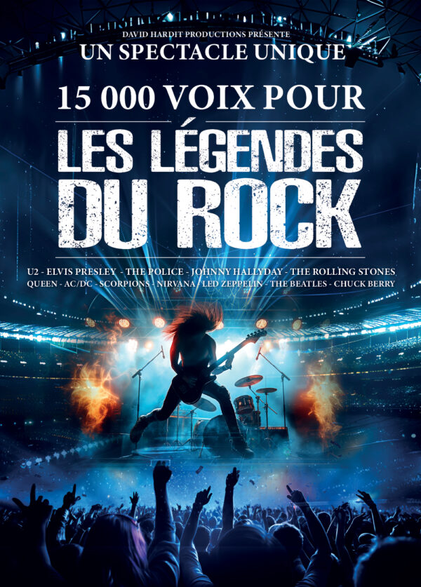 15000 voix pour Les légendes du rock