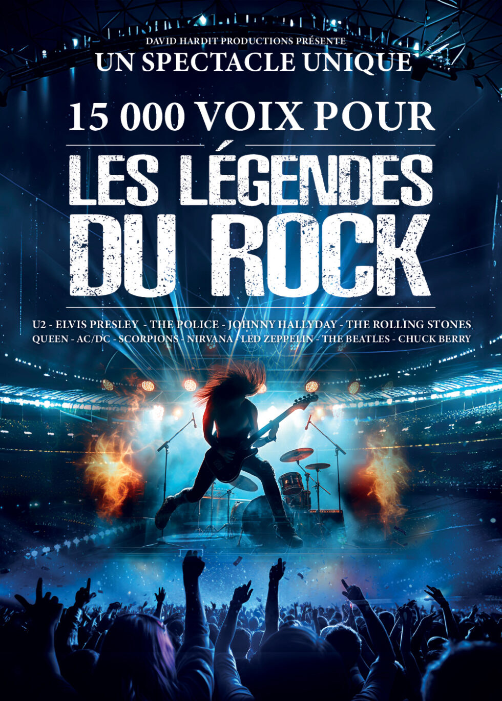 🎸 15000 VOIX POUR LES LÉGENDES DU ROCK 🎤 dans tous les Zeniths de ...