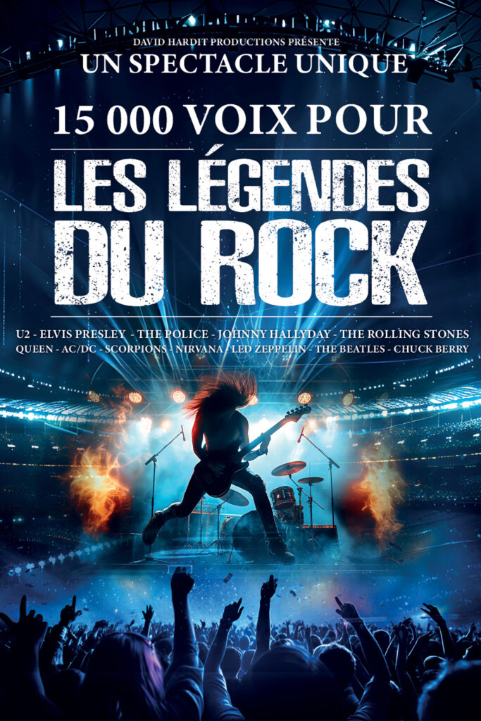 15000 voix pour les légendes du rock