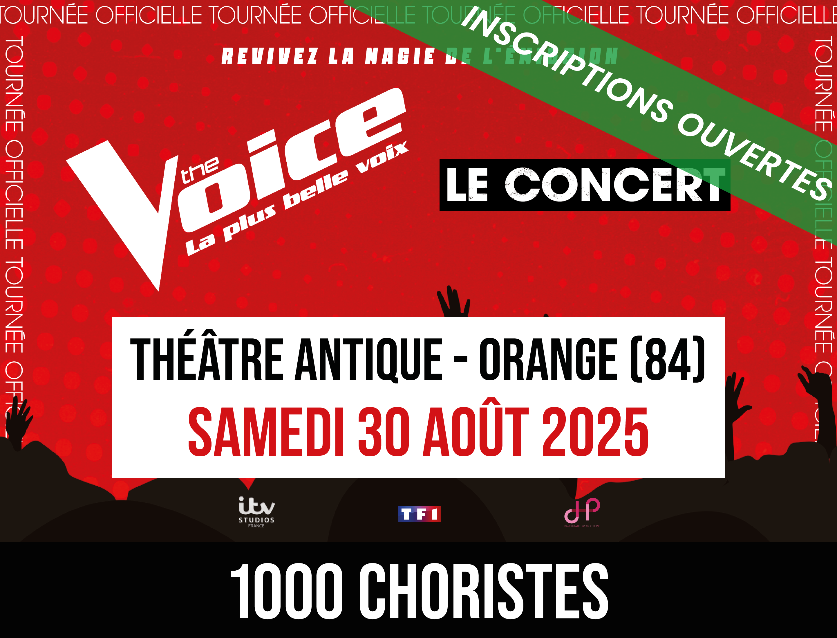 Inscription - "1000 Choristes" - The Voice