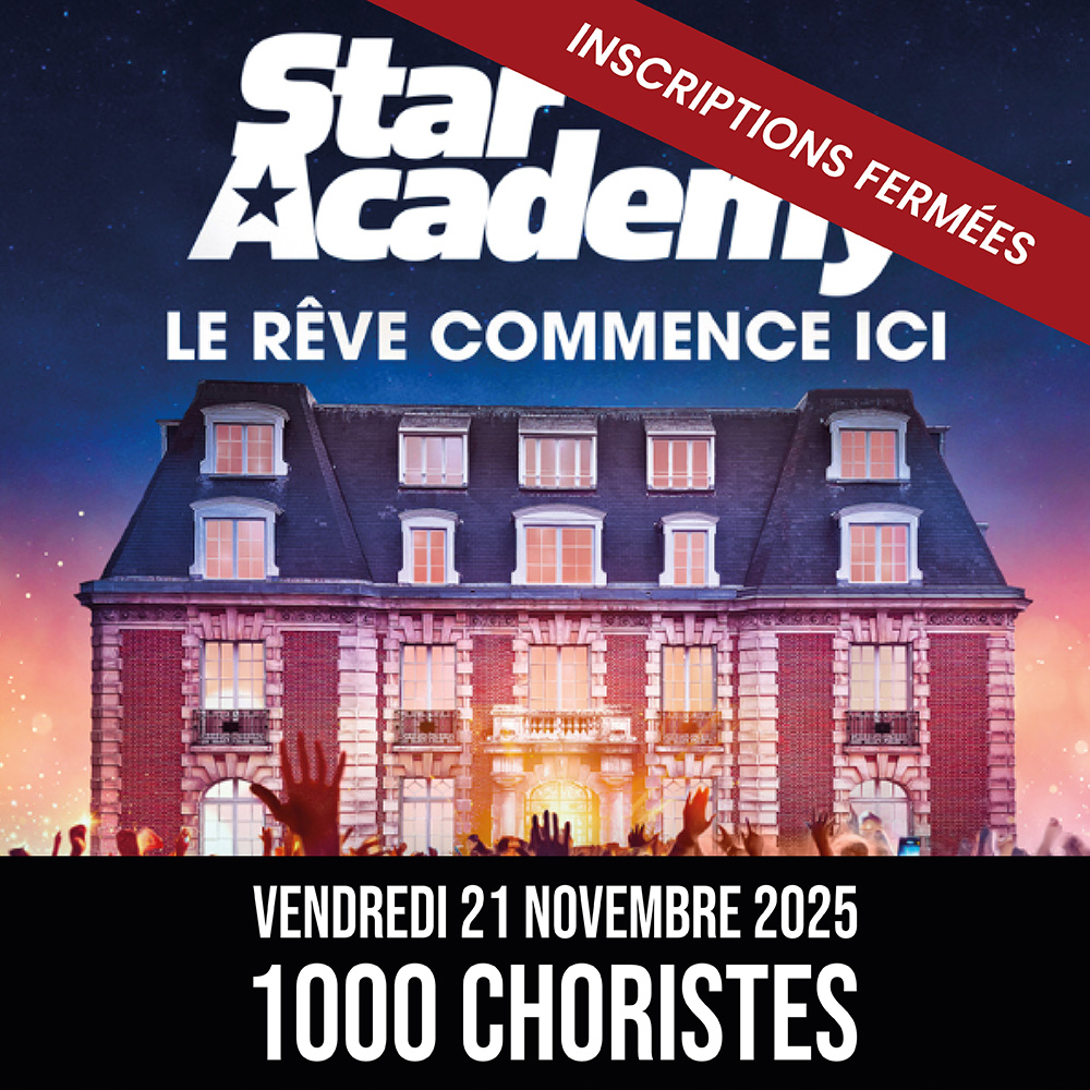 Inscriptions<br />
STAR ACADEMY<br />
21 Novembre 2025