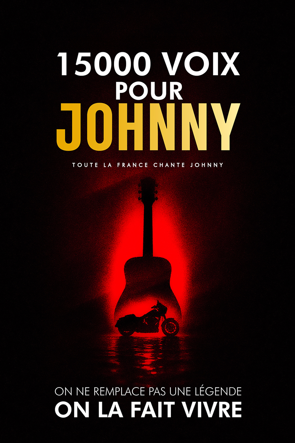 15000 voix pour Johnny