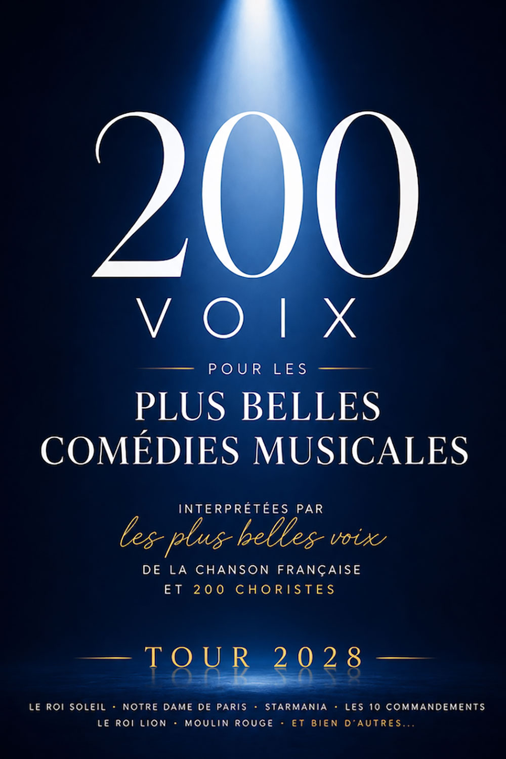 200 voix pour les plus belles comédies musicales